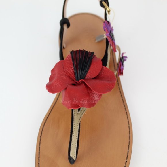 NEW VALENTINO GARAVANI Floral Sandals - Picture 8 of 16